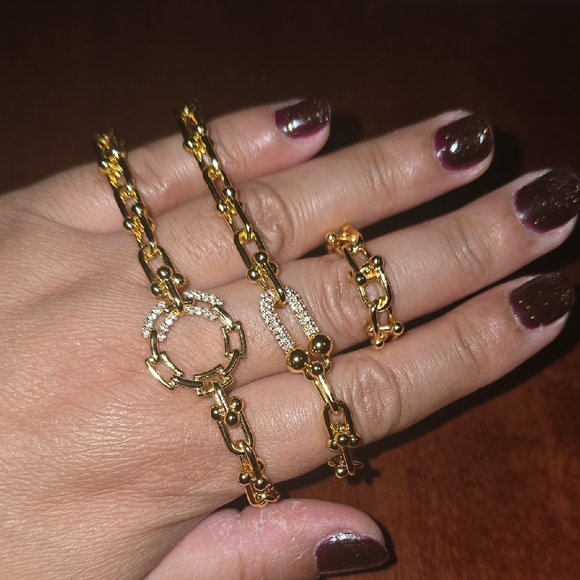 Gold Plated Fashion Jewelry - Picture 1 of 4